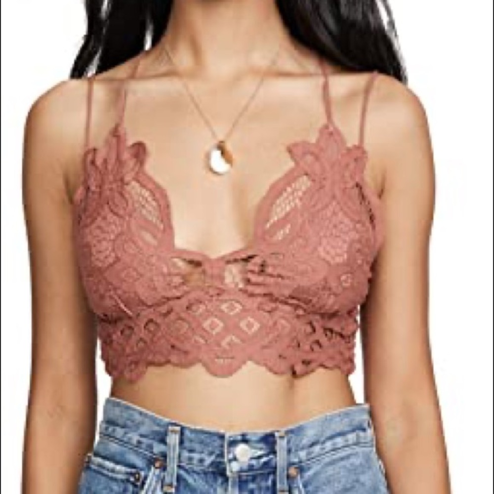 NWT! Free People Lace Adella Bralette